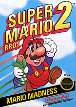 Super Mario Bros. 2 Box Art